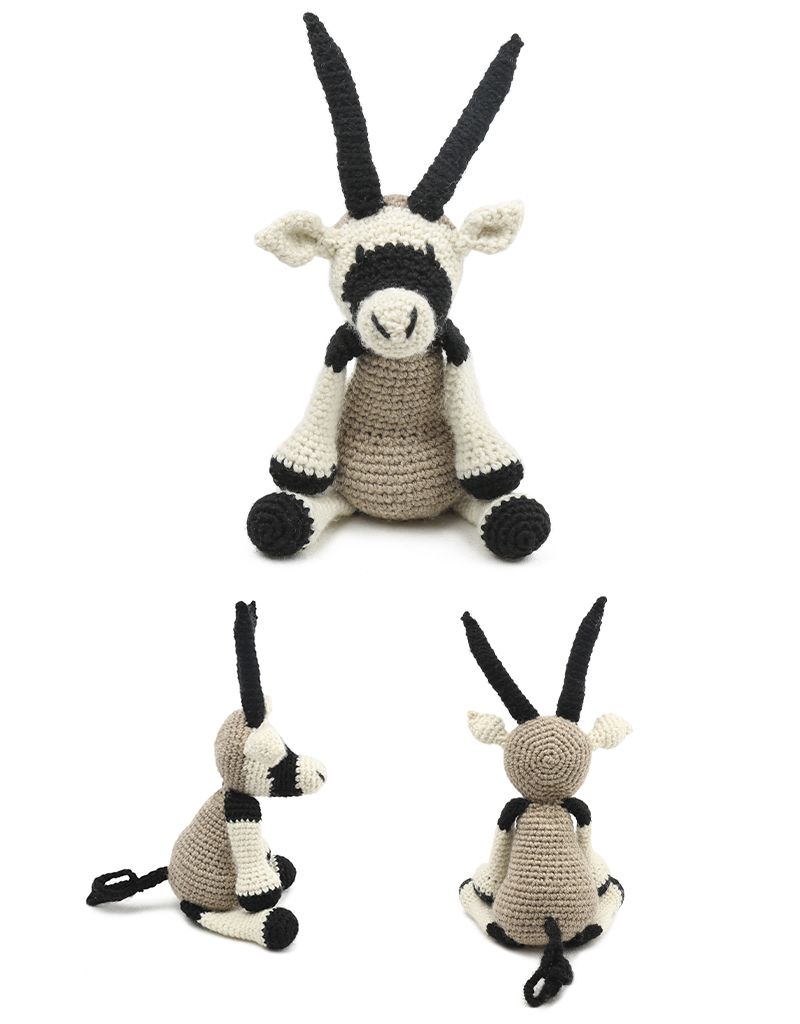 toft jason the oryx amigurumi crochet animal
